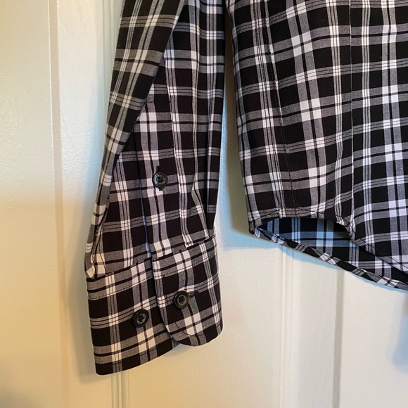 Checkered button down shirt. - Picture 2 of 4